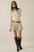 So Smooth Vegan Suede Pleated Mini Skort