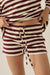 Set the Bar Striped Knit Drawstring Sweater Shorts - ShopPromesa