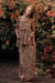 Blooming Meadow Striped Floral Chiffon Maxi Skirt - ShopPromesa