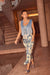 Celestial Blooms Floral Bias-Cut Satin Maxi Skirt - ShopPromesa