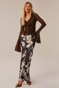 Charm and Grace Floral Satin Bias-Cut Maxi Skirt - ShopPromesa