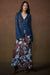 Charm and Grace Floral Satin Bias-Cut Maxi Skirt - ShopPromesa