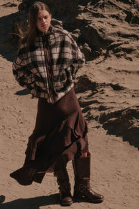 Anything for Love Asymmetrical Tiered Ruffle Skirt - ShopPromesa