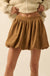 Soft Focus Vegan Suede Bubble Mini Skirt - ShopPromesa