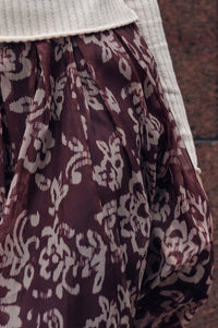 Blooming Grace Floral Organza Circle Midi Skirt - ShopPromesa