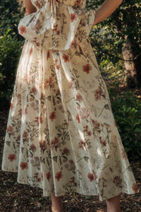 Beautiful Bouquet Floral-Print Pleated Midi Skirt - ShopPromesa