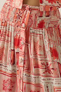 Pure Paradise Tropical-Print Button Maxi Skirt - ShopPromesa