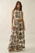 Grand Design Ornate-Print Button-Front Maxi Skirt - ShopPromesa