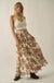 Grand Design Ornate-Print Button-Front Maxi Skirt - ShopPromesa