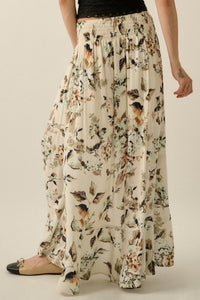 Flores Bonitas Floral Button-Front Maxi Skirt - ShopPromesa
