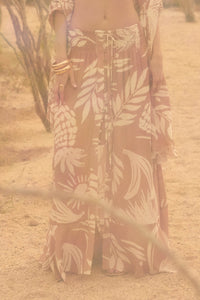 Hawaiian Holiday Tropical-Print Button Maxi Skirt - ShopPromesa