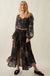 After the Rain Floral Chiffon Button-Up Maxi Skirt - ShopPromesa