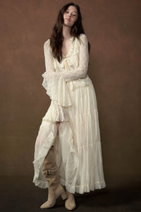 Tier and Now Tulle Tiered Ruffle Maxi Skirt - ShopPromesa
