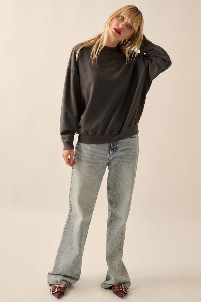 Warm Ways Garment Dyed French Terry Sweatshirt - ShopPromesa