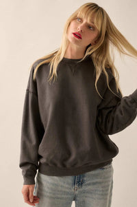 Warm Ways Garment Dyed French Terry Sweatshirt - ShopPromesa