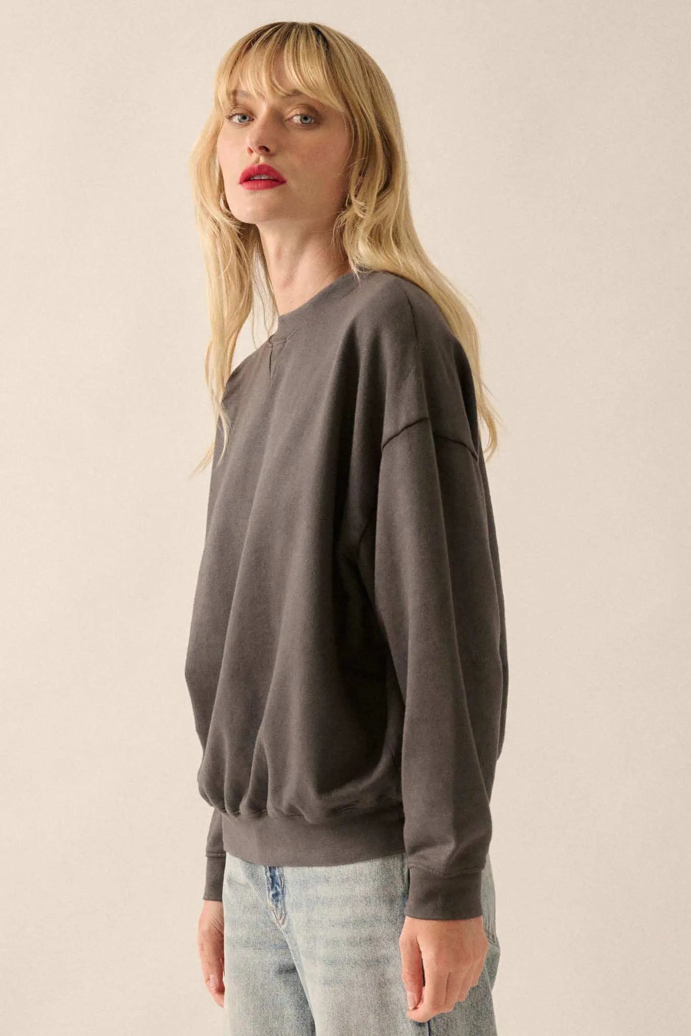 Warm Ways Garment Dyed French Terry Sweatshirt - ShopPromesa
