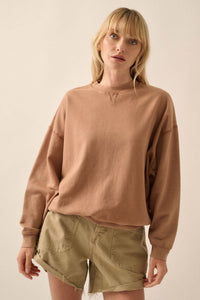 Warm Ways Garment Dyed French Terry Sweatshirt - ShopPromesa