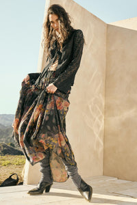 Lost in the Moment Floral Lace Tie-Front Top - ShopPromesa