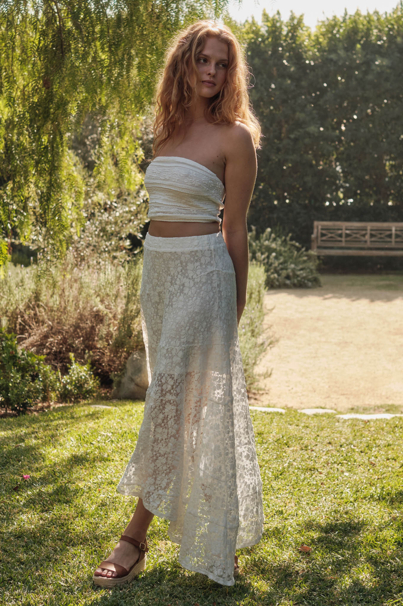 Delicate Dreams Floral Lace Bandeau Tube Top - ShopPromesa
