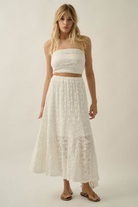 Delicate Dreams Floral Lace Bandeau Tube Top - ShopPromesa