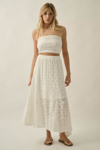 Delicate Dreams Floral Lace Bandeau Tube Top - ShopPromesa