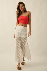 Delicate Dreams Floral Lace Bandeau Tube Top - ShopPromesa