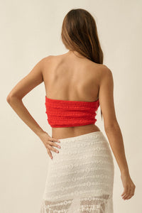 Delicate Dreams Floral Lace Bandeau Tube Top - ShopPromesa