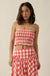Sweet Surprise Gingham Plaid Smocked Cami Top - ShopPromesa