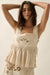 Petal Party Floral-Embroidered Babydoll Tank Top - ShopPromesa