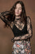Secret Whisper Sheer Lace Long-Sleeve Layering Top - ShopPromesa