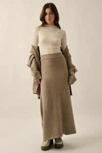 Fine Lines Sheer Ribbed Knit Mock-Neck Thumbhole Top - ShopPromesa