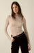 Dainty Daisies Sheer Floral Mesh Thumbhole Top - ShopPromesa