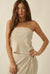 Easy Going Cotton Gauze and Lace Strapless Top - ShopPromesa