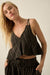 Market Day Floral-Stripe Cotton Babydoll Cami Top - ShopPromesa