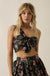 Budding Bouquet Floral One-Shoulder Bandeau Top - ShopPromesa