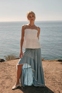 Feeling Flirty Embroidered Straight-Neck Cami Top - ShopPromesa