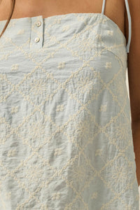 Feeling Flirty Embroidered Straight-Neck Cami Top - ShopPromesa