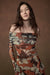 Terracotta Garden Off-Shoulder Foldover Bodysuit - ShopPromesa