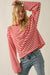 Stripe It Rich Crewneck Striped Cotton Loose-Fit Top - ShopPromesa