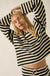 Raise the Bar Striped Knit Wide-Sleeve Sweater - ShopPromesa