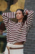 Raise the Bar Striped Knit Wide-Sleeve Sweater - ShopPromesa