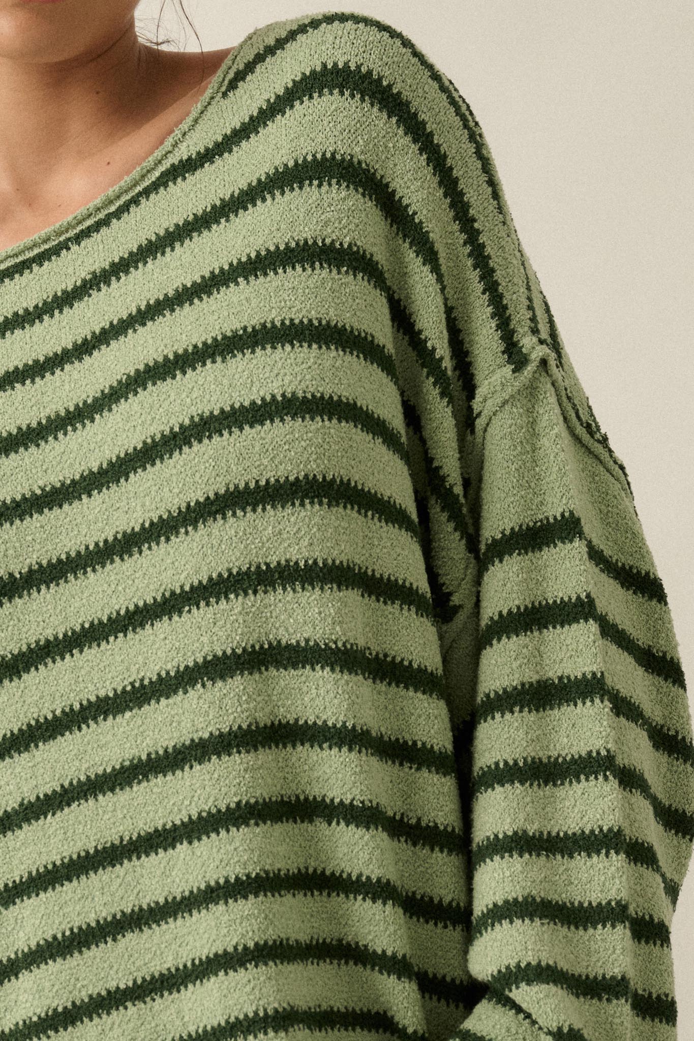 Stripe Hype Oversized Striped Sweater