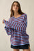 Stripe Hype Oversized Striped Sweater
