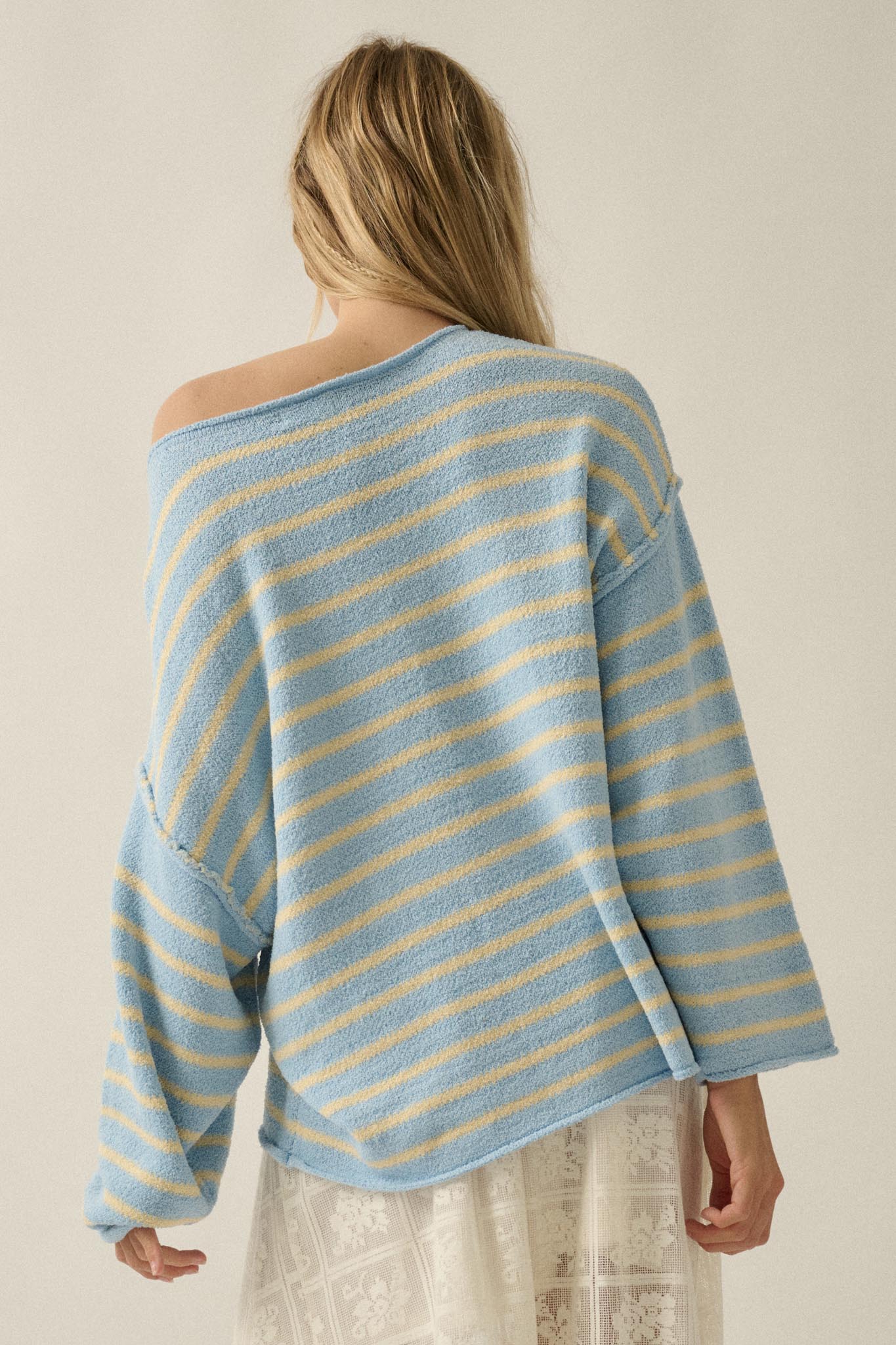 Stripe Hype Oversized Striped Sweater