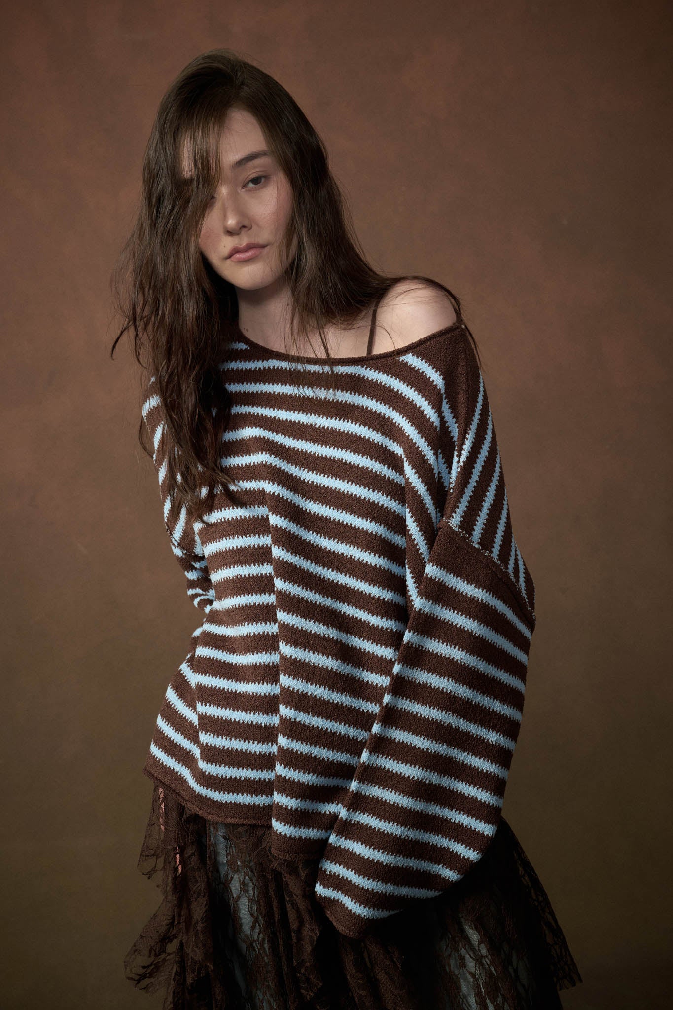 Stripe Hype Oversized Striped Sweater