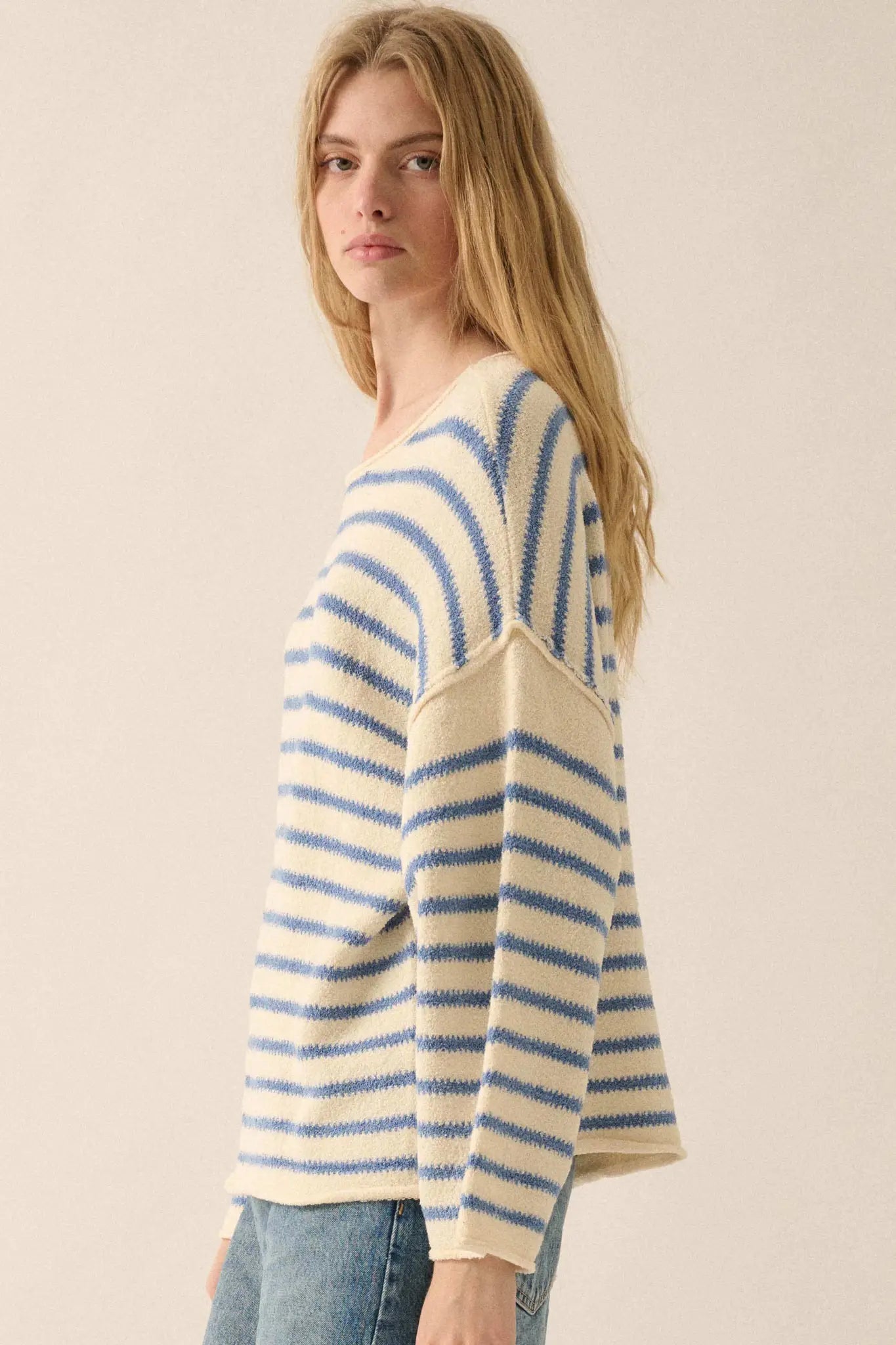 Stripe Hype Oversized Striped Sweater