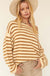 Stripe Hype Oversized Striped Sweater - ShopPromesa