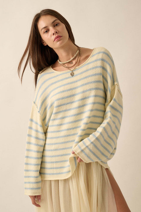 Stripe Hype Oversized Striped Sweater