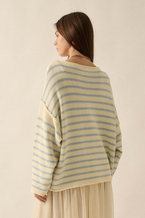 Stripe Hype Oversized Striped Sweater