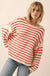 Stripe Hype Oversized Striped Sweater - ShopPromesa